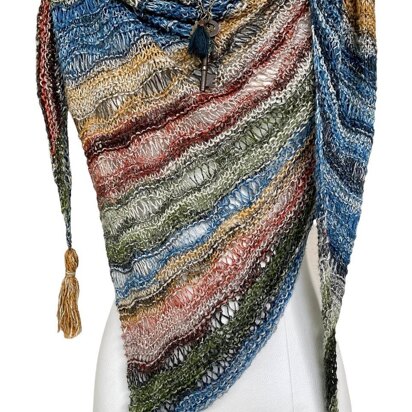 Sea Foam Shawl - knitting pattern