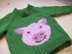 Baby Piggy Motif Jumper