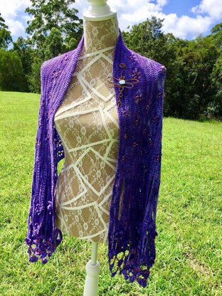 The Tangled Garden Shawl