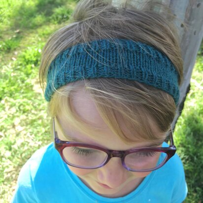 Short row headband