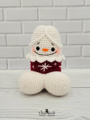 Amigurumi Merry Penis Snowman