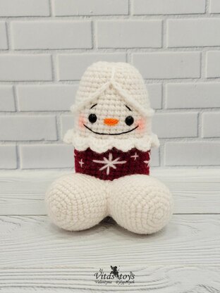 Amigurumi Merry Penis Snowman