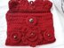 062 ROSE COVERED HANDBAG