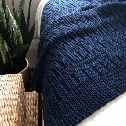 Free Blanket Knitting Pattern for Super Bulky Yarn - The Boulevard Blanket  — Fifty Four Ten Studio