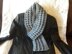 London Grey Mist Crocheted Scarf