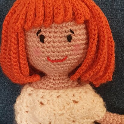 Jennifer-Rose crochet doll