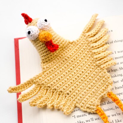 Chicken Bookmark Crochet Pattern