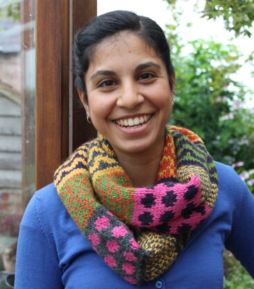 Fair isle funky snood