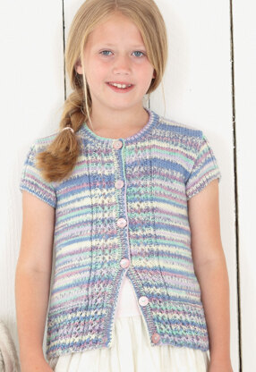 Baby and Girl's Cardigans in Sirdar Snuggly Baby Crofter DK - 4518 - Downloadable PDF