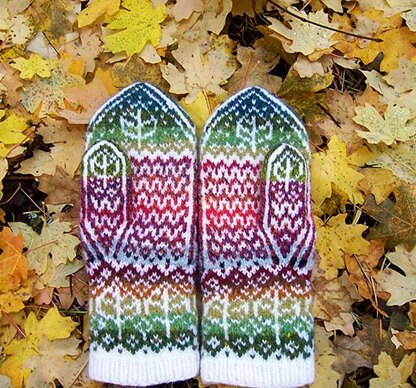 Fox Season Mittens