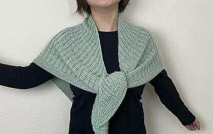 Brioche shawl