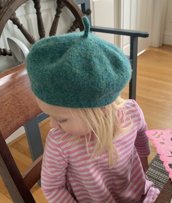 Girls Felted Beret