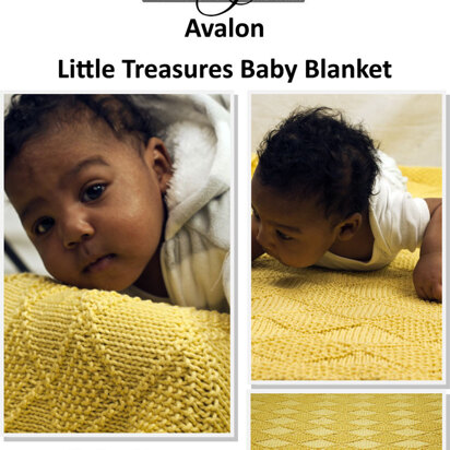 Little Treasures Baby Blanket in Cascade Avalon - W539