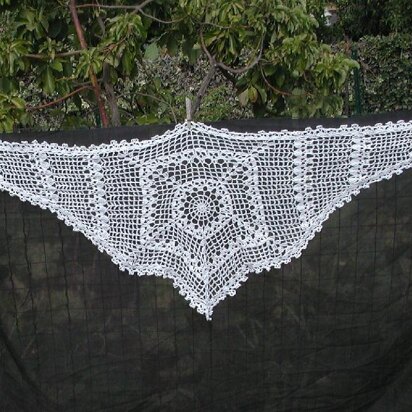 Spider Web and Skull Mandala Scarf