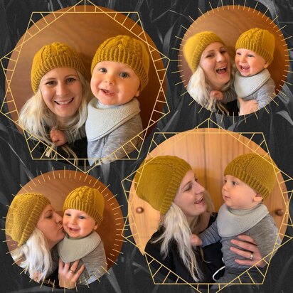 Braided River Hat - knitting pattern