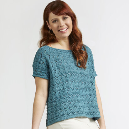 976 Skylark - Jumper Knitting Pattern for Women in Valley Yarns Conway