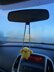 Crochet Duck on a Swing, Car Hanging, Car Charm/Accessory