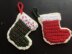 Christmas Sugar Cookie Stocking Ornament