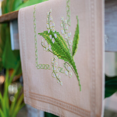 Vervaco Table Runner Kit Lily of the Valley