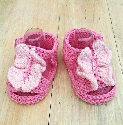 Ruffle Front Baby Sandals