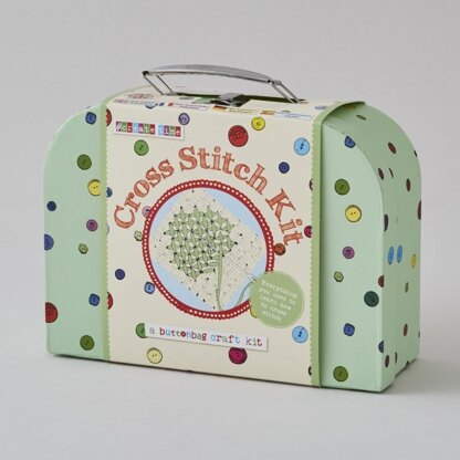 Buttonbag Cross Stitch Suitcase Kit - BBCROSS