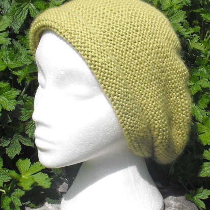 GARTER STITCH SLOUCH KNITTING PATTERN - MADMONKEYKNITS