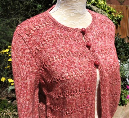 Eyelet & Bobble Cardigan