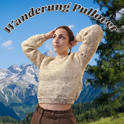 Wanderung Pullover: Tunisian Crochet