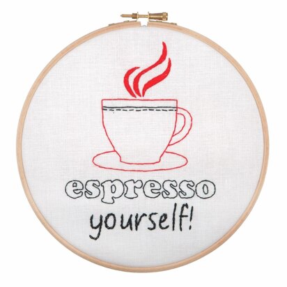 Anchor Espresso Yourself Embroidery Kit