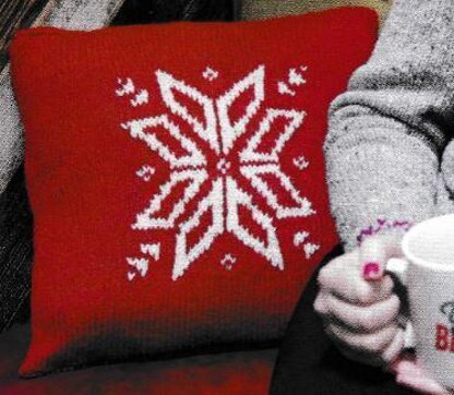 Winter Snowflake Cushion Cover