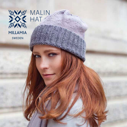 Malin Hat in MillaMia Naturally Soft Aran