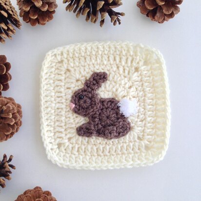 Woodland Bunny Granny Square