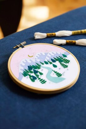 DMC Winter Landscape by Georgie K. Emery Advanced Embroidery Kit