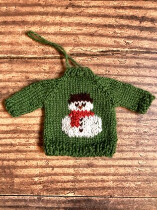 Christmas Sweater Tree Ornaments