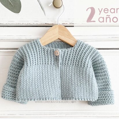 Size 2 years - ITSY-BITSY Crochet Cardigan