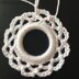 White Wreath Tree Decoration