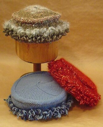 Fur Trimmed Pillbox Hat
