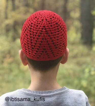 Mens crochet kufi cap