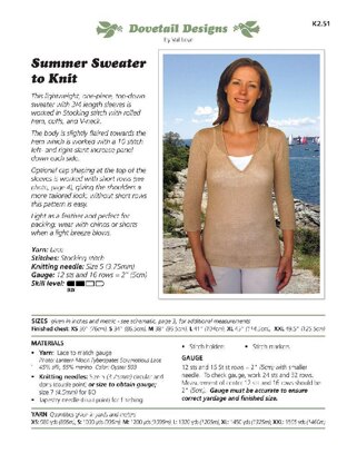 Summer Sweater to Knit