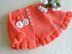 Knit Pattern Baby Girl Jacket Amelia