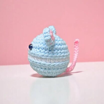 Mouse Macaron Crochet Pattern