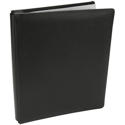 Pioneer Family Treasures Fabric Post Bound Album 8.5"X11" - Black