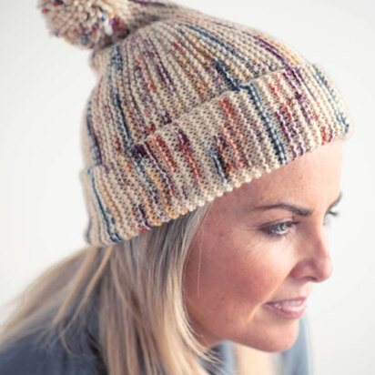 Cilantro Hat in Berroco Ultra Wool Handpaint - Downloadable PDF