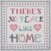 Anchor No Place Like Home Sampler Cross Stitch Kit - 26 x 26 cm