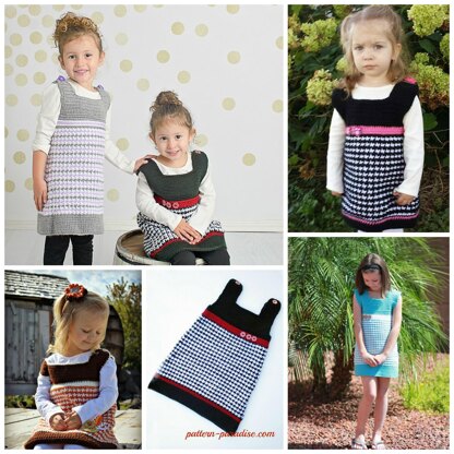 Houndstooth Jumper Dress