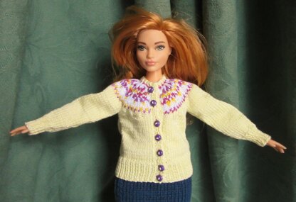 1:6th scale Fiona cardigan