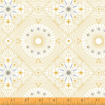 Windham Fabrics Orbit - Celestial Grid White