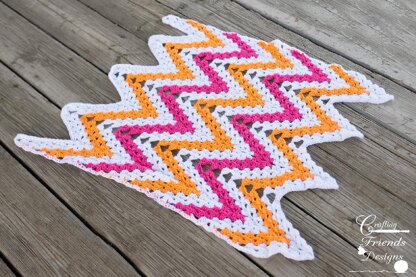 Oh Snap Chevron Afghan