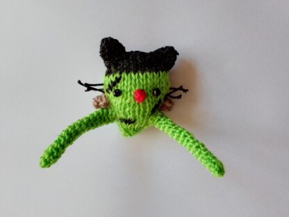 Frankenstein cat (Halloween) knit