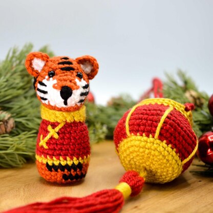 Lunar New Year Lantern Tiger